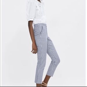 Zara Gingham pants
